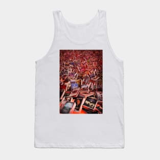 Horror VHS Cemetery Tank Top